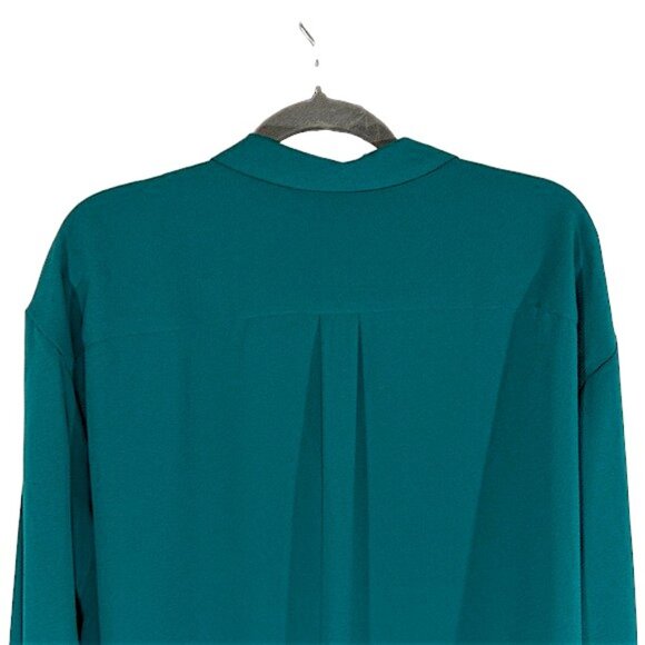 J. Jill Blouse Size XL Dark Teal Like New - Picture 8 of 11